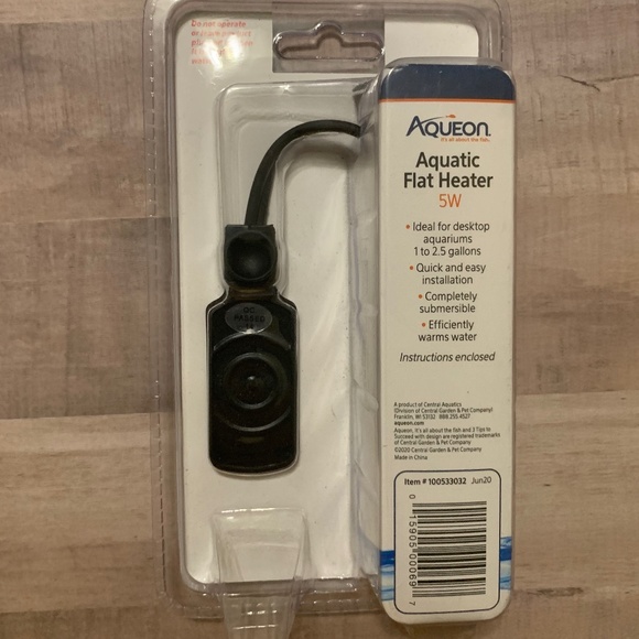 Aqueon Mini Flat Heater, 5 Watts Black - Picture 3 of 5